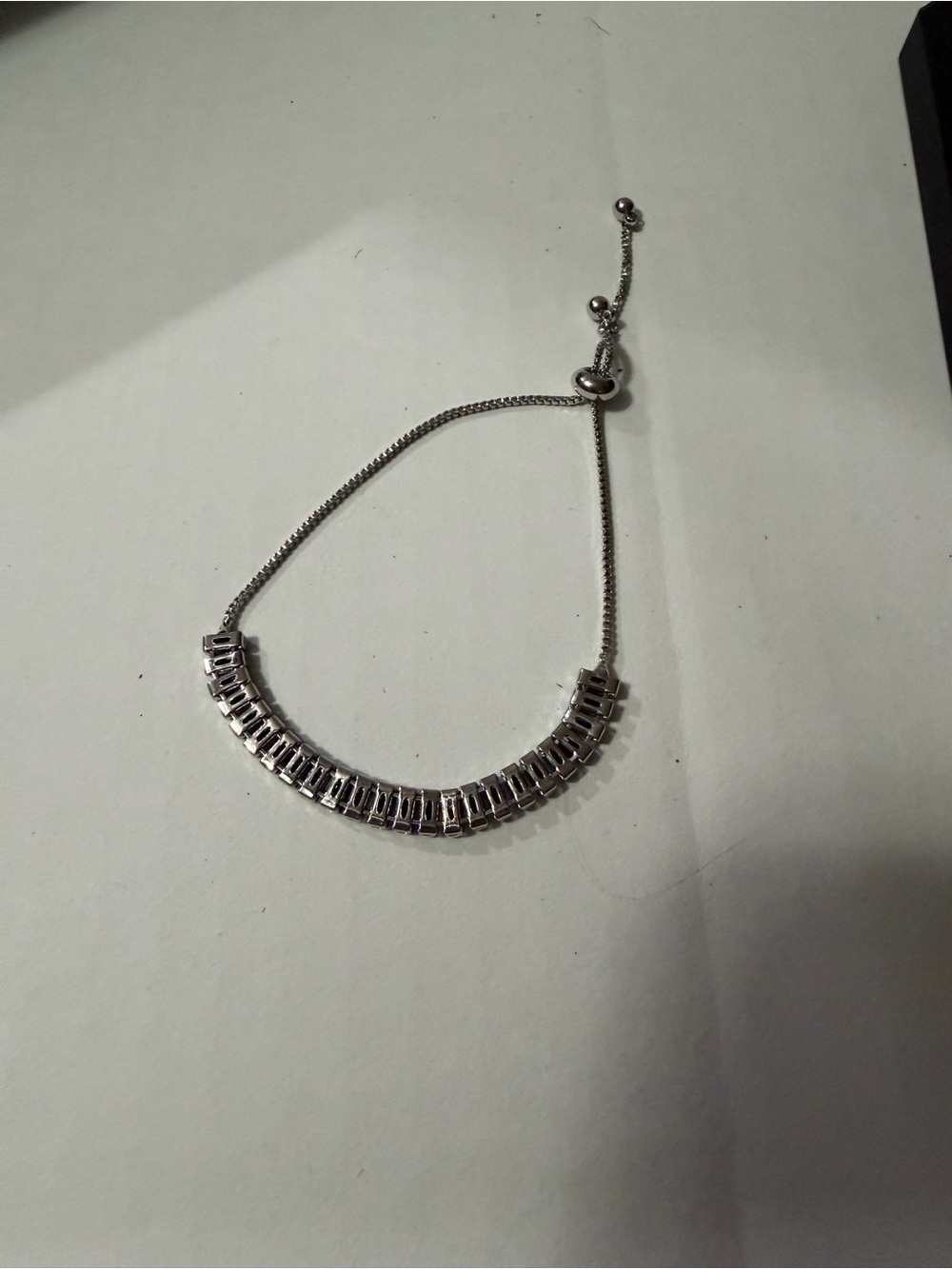 Black Crystal Tennis Bracelet - Women's Fashion Jewelry NWOT - Picture 6 of 6